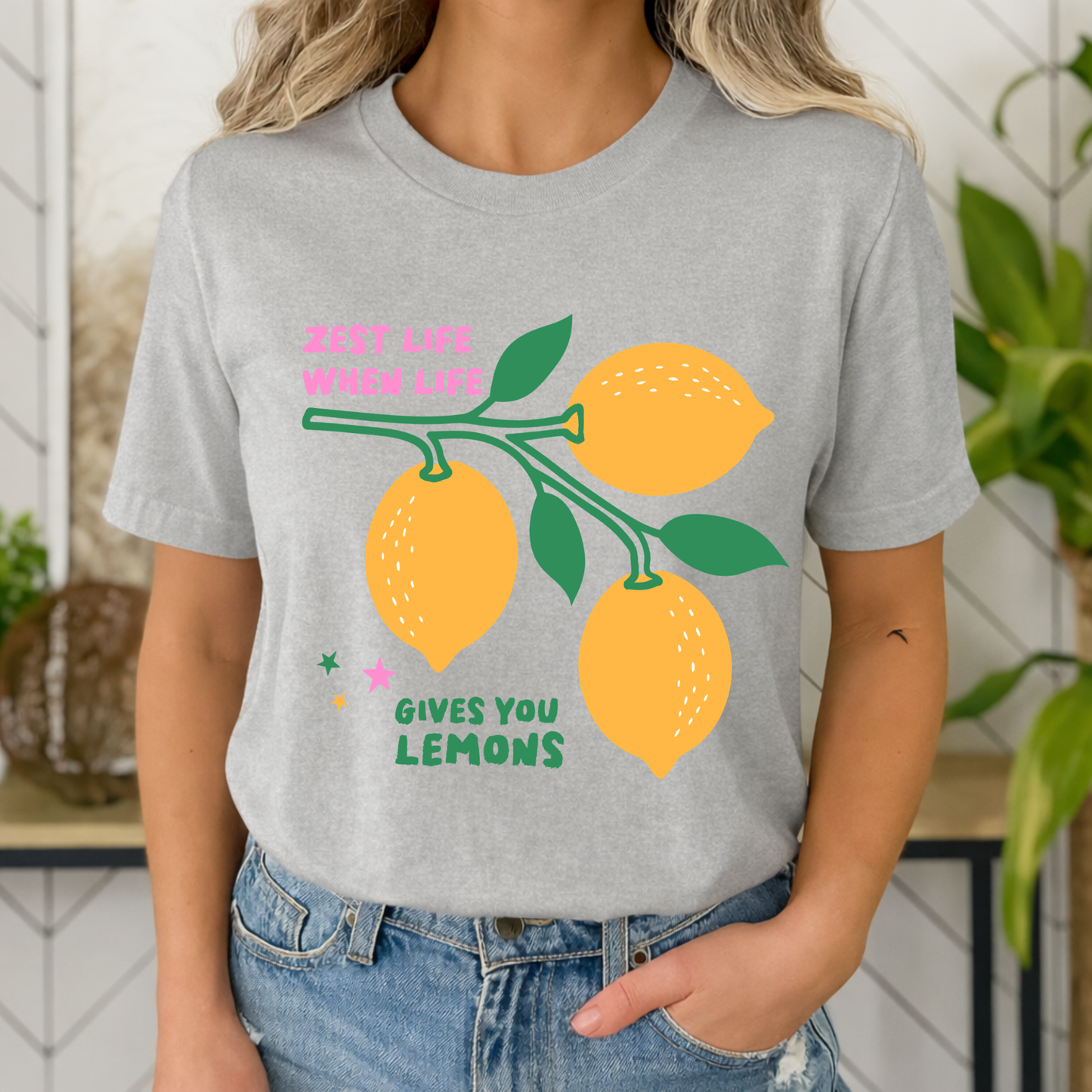 T-shirt – Lemons print