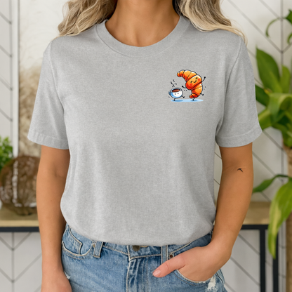 T-shirt - Croissant & Coffee