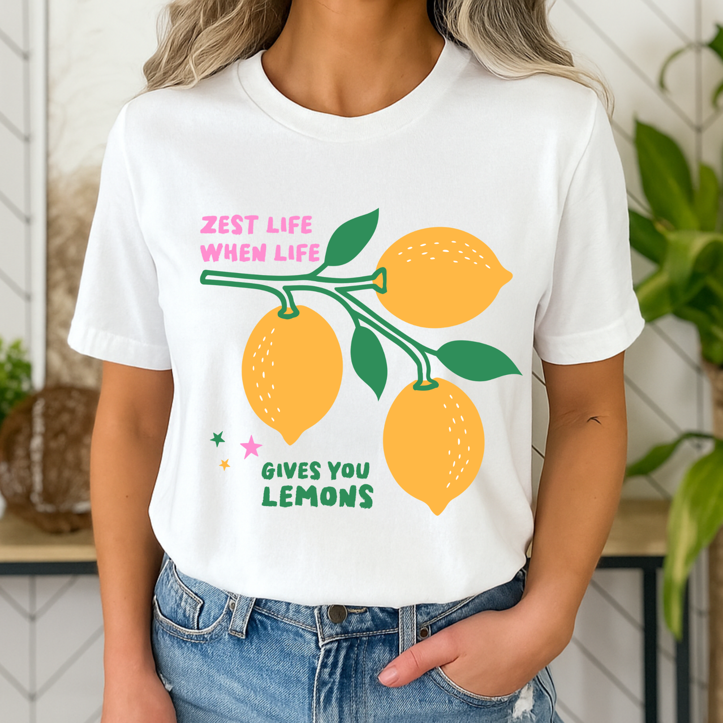 T-shirt – Lemons print