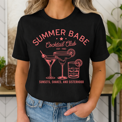 T-shirt – Summer Babe Cocktail Club