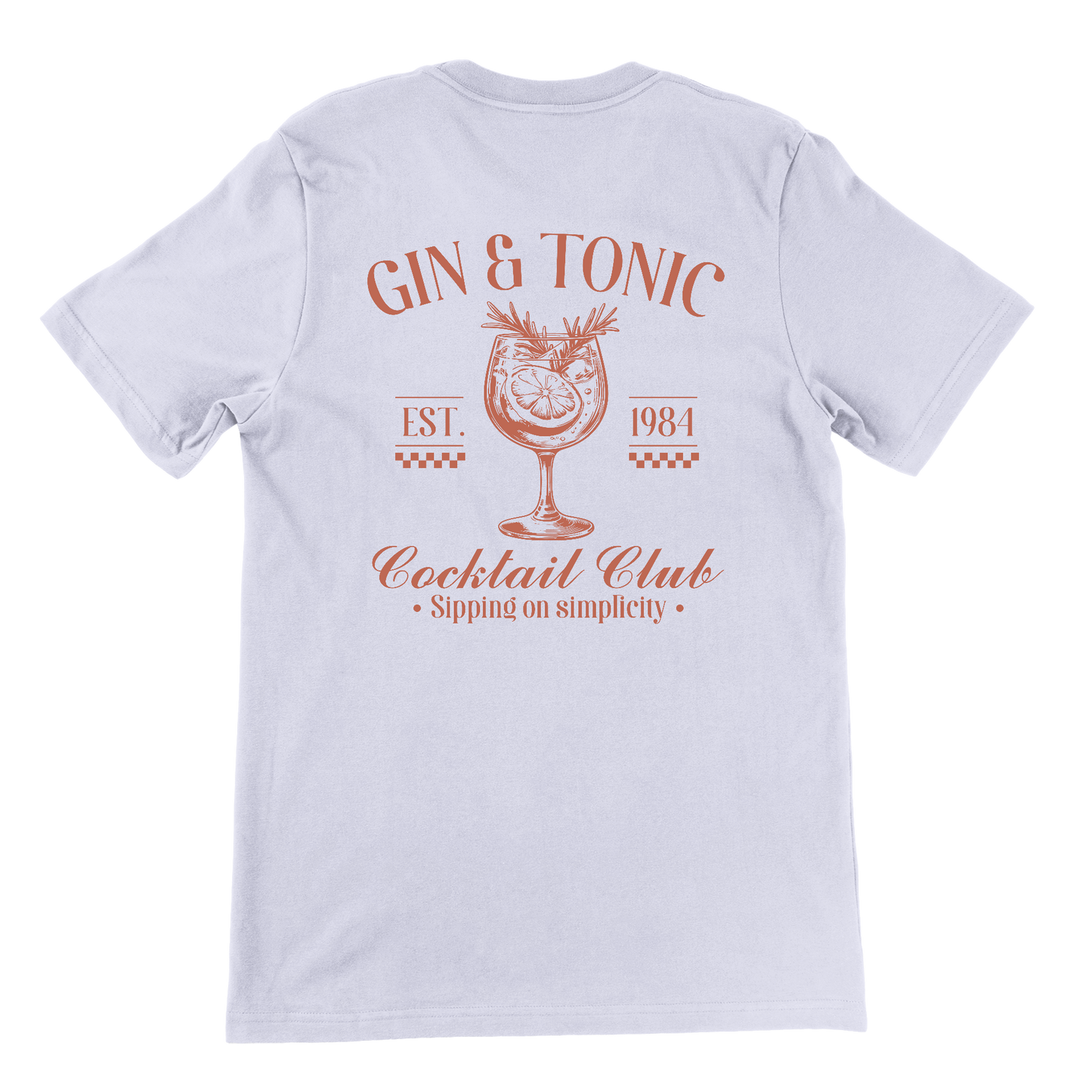 Gin & Tonic Cocktail Club T-shirt – Organic cotton | Bold Clothes Label