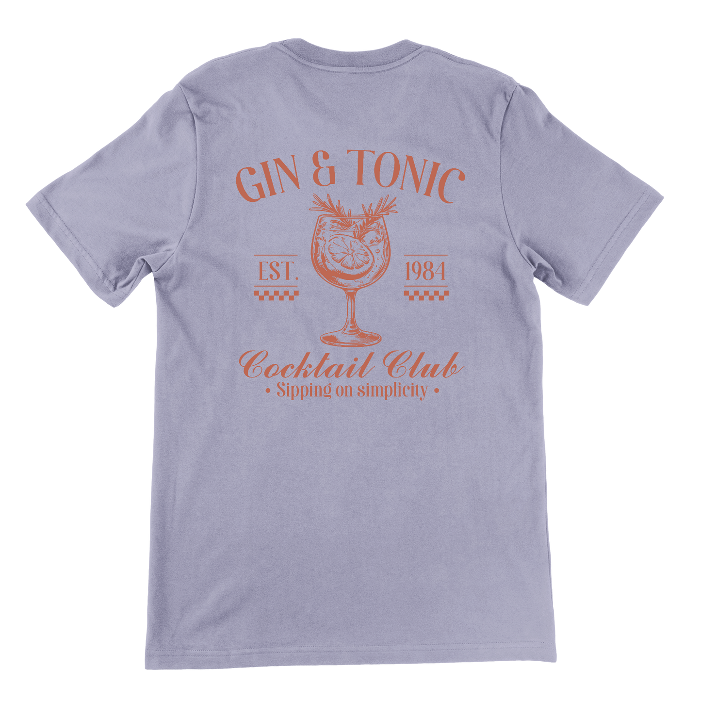 Gin & Tonic Cocktail Club T-shirt – Organic cotton | Bold Clothes Label